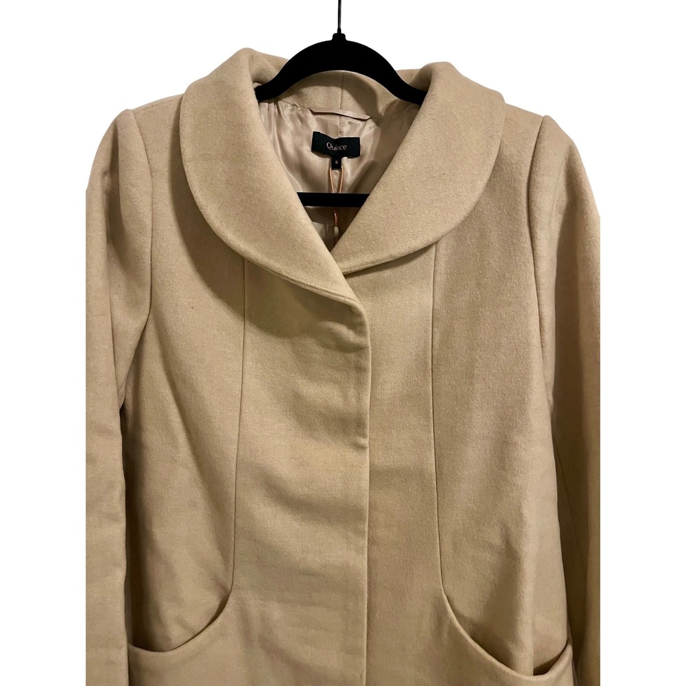 Quince Italian Wool Cocoon Coat S Heather Macadamia NWT - Picture 3 of 9